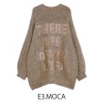 画像16: THEオシャレニット!!【liveご紹介アイテム】back logo over knit