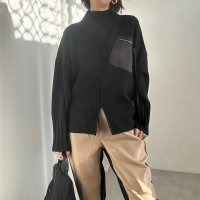 ●追加できました●大人気シリーズ【liveご紹介アイテム】pocket design knit