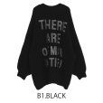 画像13: THEオシャレニット!!【liveご紹介アイテム】back logo over knit