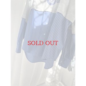 画像12: 1枚でおしゃれ上級者に!?【liveご紹介アイテム】stripe docking sweat