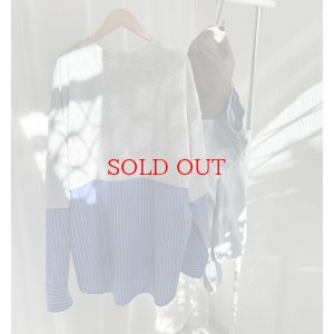 画像13: 1枚でおしゃれ上級者に!?【liveご紹介アイテム】stripe docking sweat