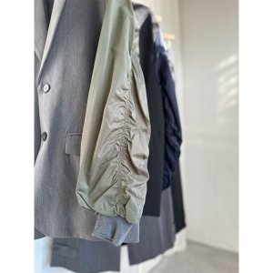 画像5: ●SALE● 【 liveご紹介アイテム】MA-1sleeve over jacket（セットアップ可能）