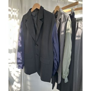 画像2: ●デザイン性満点!!【liveご紹介アイテム】MA-1sleeve over jacket（セットアップ可能）