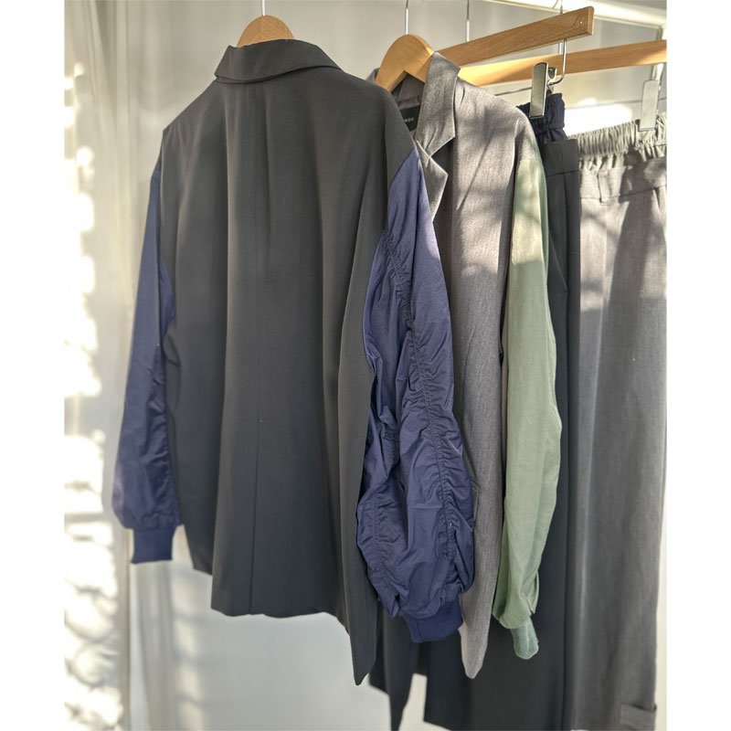 画像8: ●SALE● 【 liveご紹介アイテム】MA-1sleeve over jacket（セットアップ可能） (8)