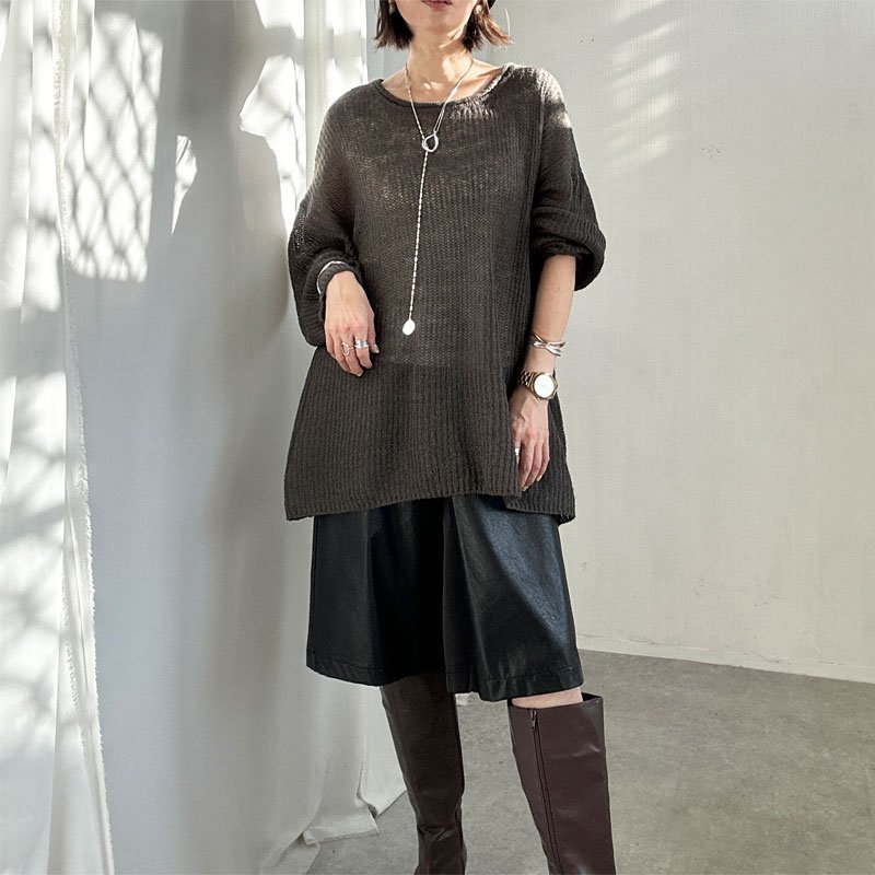 画像9: ●SALE●大人のリラックス感【liveご紹介アイテム】loose over mohair knit (9)