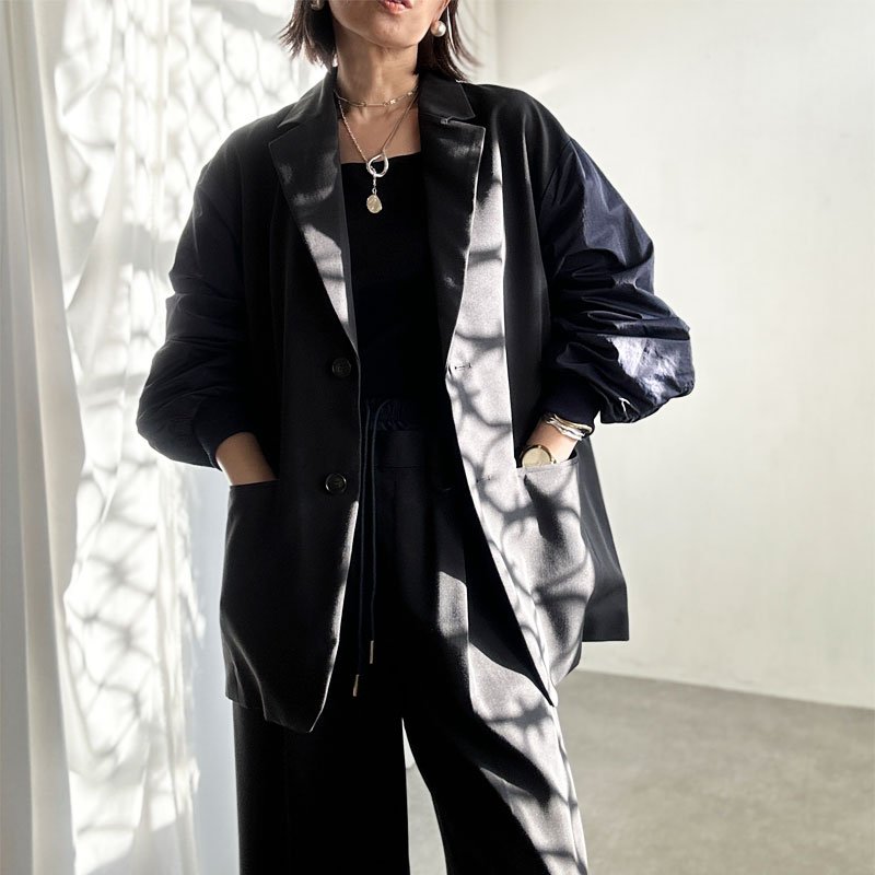 画像18: ●SALE● 【 liveご紹介アイテム】MA-1sleeve over jacket（セットアップ可能） (18)