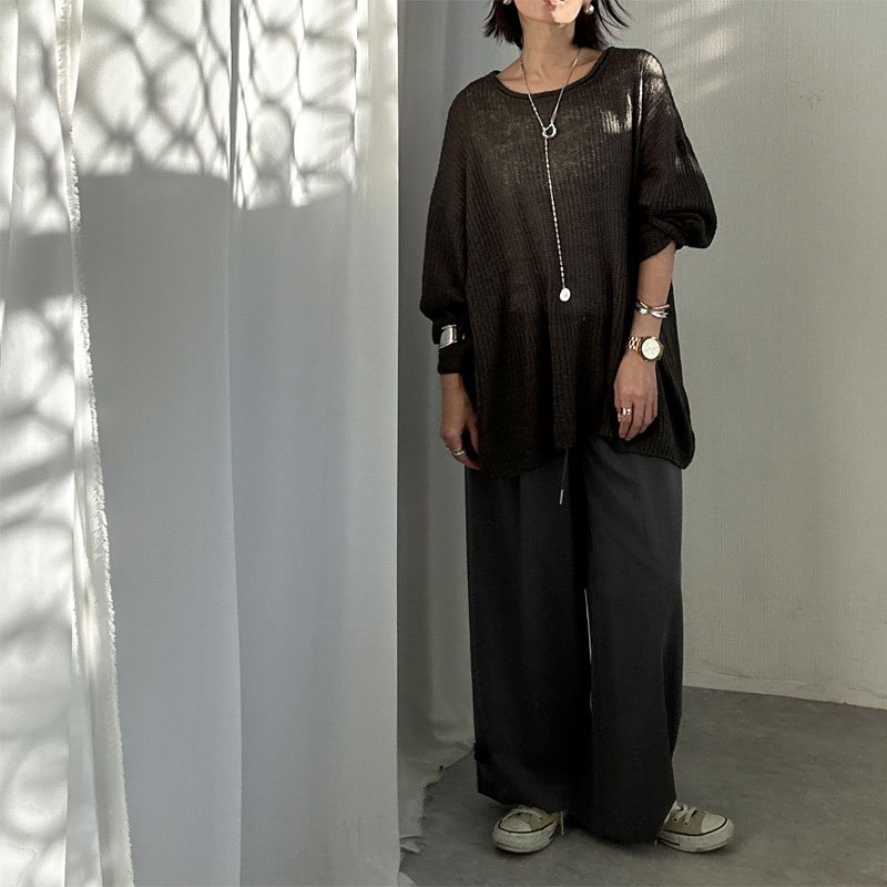 画像14: ●SALE●大人のリラックス感【liveご紹介アイテム】loose over mohair knit (14)