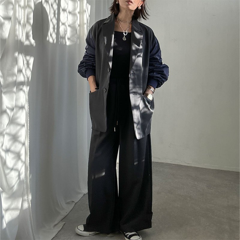 画像14: ●SALE● 【 liveご紹介アイテム】MA-1sleeve over jacket（セットアップ可能） (14)