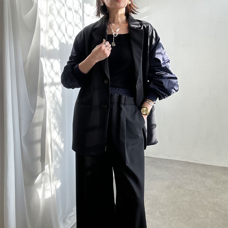 画像19: ●SALE● 【 liveご紹介アイテム】MA-1sleeve over jacket（セットアップ可能） (19)
