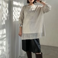 ●大人のリラックス感【liveご紹介アイテム】loose over mohair knit