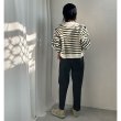 画像18: ●SALE●【liveご紹介アイテム】前後着用OK！2way!! border balloon sleeve cardigan (18)