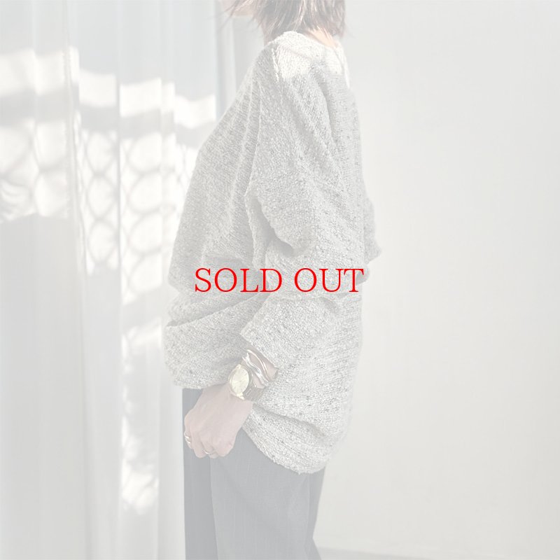 画像1: ●SALE●素材感が可愛い【liveご紹介アイテム】nepyarn pullover (1)