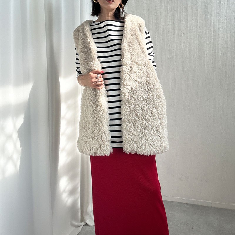 画像27: ●激推し●大人の雰囲気●襟の形と丈感が◎【liveご紹介アイテム】boatneck long T (27)