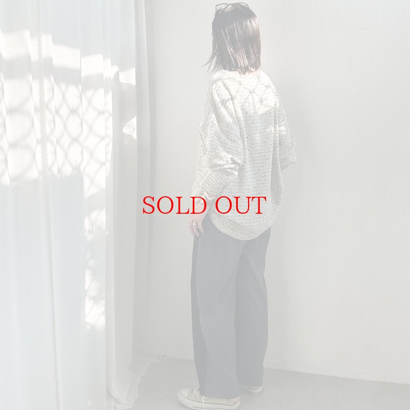 画像4: ●SALE●素材感が可愛い【liveご紹介アイテム】nepyarn pullover (4)