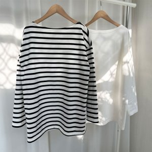 画像17: ●激推し●大人の雰囲気●襟の形と丈感が◎【liveご紹介アイテム】boatneck long T