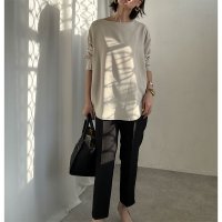 大人の女性のマストトップス【liveご紹介アイテム】basic cuffs tops