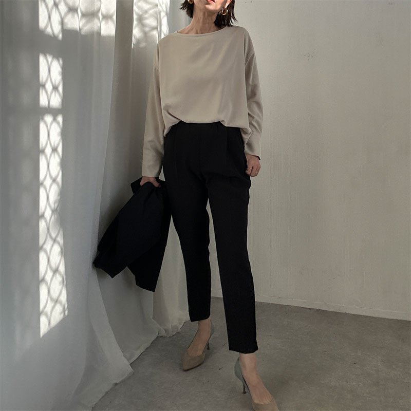 画像21: 大人の女性のマストトップス【liveご紹介アイテム】basic cuffs tops (21)