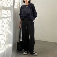 画像3: ●SALE●ポケット付!【liveご紹介アイテム】dolman logo sweat（ネイビー） (3)