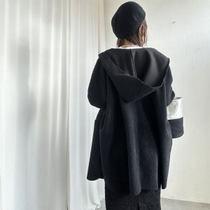 画像4: ●SALE●【liveご紹介アイテム】Big フードシャギーカーデ