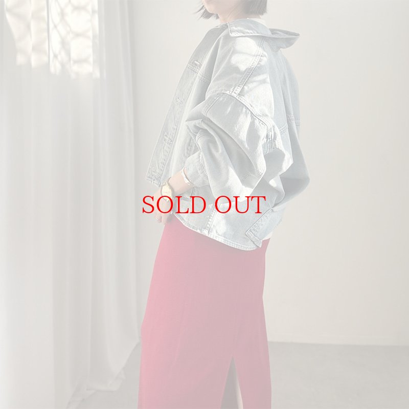 画像15: ●激推しデニムジャケット●【liveご紹介アイテム】back twist denim jacket (15)