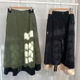 画像2: ●配色デザイン●【liveご紹介アイテム】waist design bi-color skirt (2)