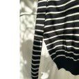 画像8: ●ニットとシャツがドッキング●【liveご紹介アイテム】docking design border knit