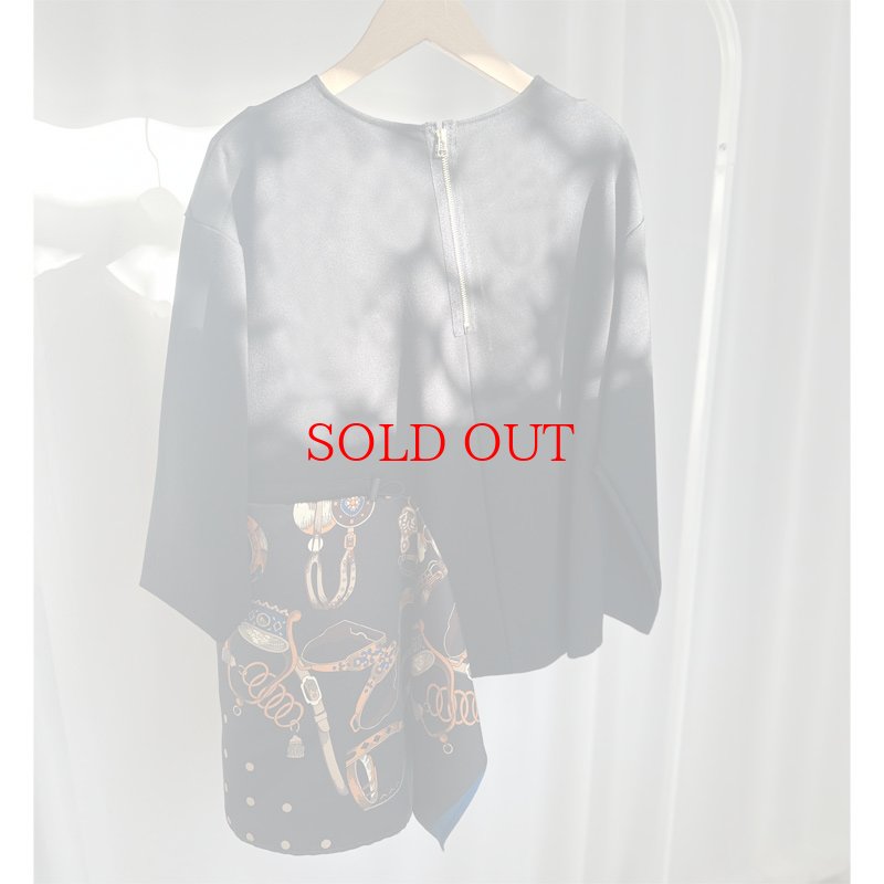 画像4: ●スカーフドッキング●【liveご紹介アイテム】scarf docking design pullover (4)