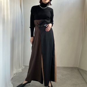 画像6: ●配色がオシャレ●【liveご紹介アイテム】tricolor hi-waist pants