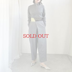 画像2: ●ちょっと一癖ウエストデザイン●【liveご紹介アイテム】waist design cocoon pants