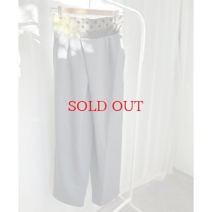 画像1: ●ちょっと一癖ウエストデザイン●【liveご紹介アイテム】waist design cocoon pants