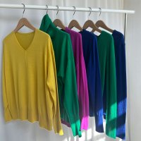 ●冬のレイヤードコーデにマスト●【liveご紹介アイテム】wool fine yarn knit