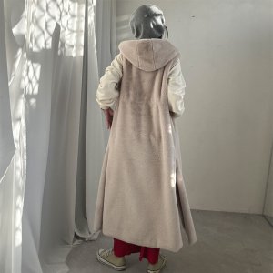 画像7: ●SALE●【liveご紹介アイテム】●hood fur long gilet