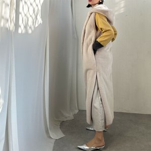 画像6: ●SALE●【liveご紹介アイテム】●hood fur long gilet