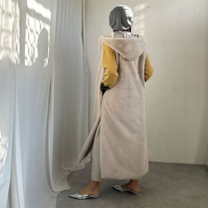 画像10: ●SALE●【liveご紹介アイテム】●hood fur long gilet