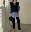 画像12: ●サンプルSALE●【7/8 LIVEアイテム】●低身長さんも高身長さんもバランスよく着れるツイードベスト (12)