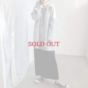 画像5: ●SALE●【liveご紹介アイテム】ネップヤーンオーバーフーディニット