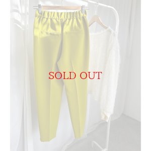 画像4: ●大人のカラーパンツ●【liveご紹介アイテム】ライムカラーテーパードパンツ