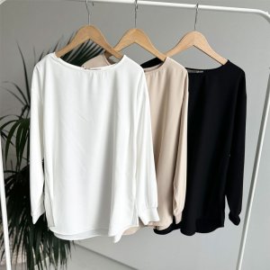 画像1: ◆遂に!!Lサイズ受付開始!!●激推し認定●LIVEご紹介アイテム】●ベーシックマルチリブ袖トップス（ロング）
