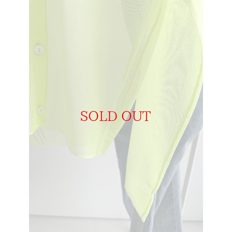 画像4: ●SALE●珍しいネオンカラー●差し色使いにも可愛い●【LIVEご紹介アイテム】●ネオンシアーカーディガン (4)