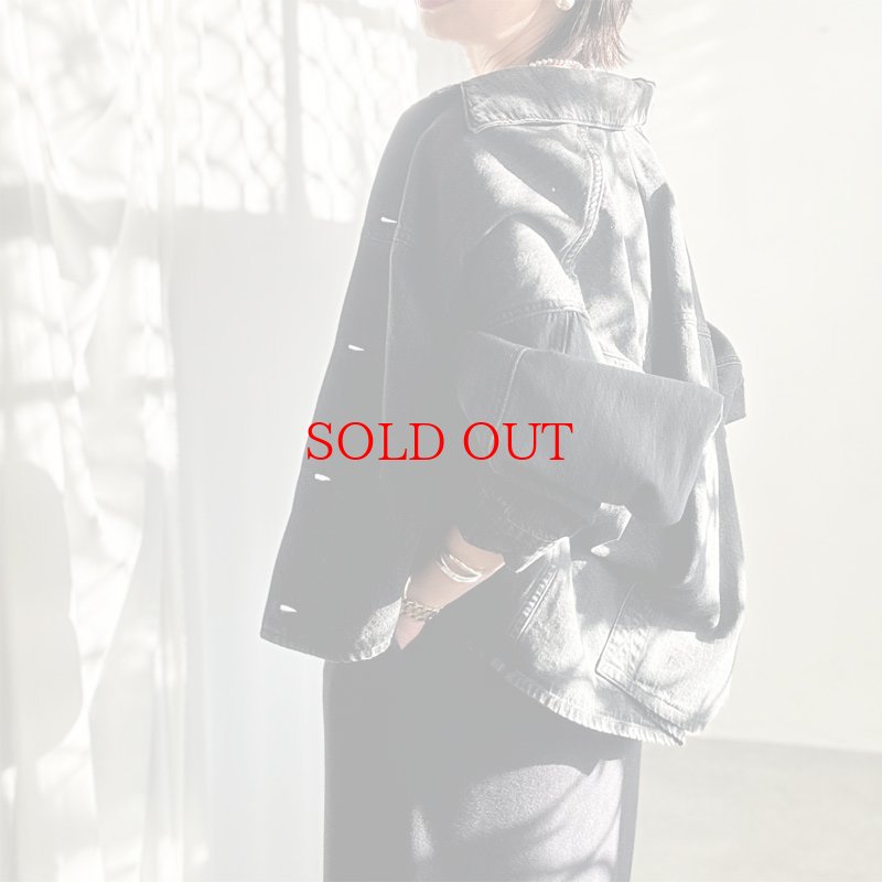 画像23: ●激推しデニムジャケット●【liveご紹介アイテム】back twist denim jacket (23)