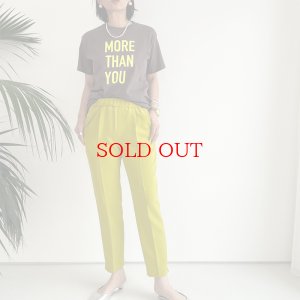 画像3: ●大人のカラーパンツ●【liveご紹介アイテム】ライムカラーテーパードパンツ