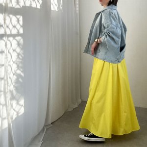 画像24: ●新色追加!!●広がらないフレアスカート●激推し●LAMER着回しアイテム【LIVEご紹介アイテム】●タックフレアスカート