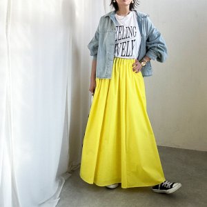 画像13: ●新色追加!!●広がらないフレアスカート●激推し●LAMER着回しアイテム【LIVEご紹介アイテム】●タックフレアスカート