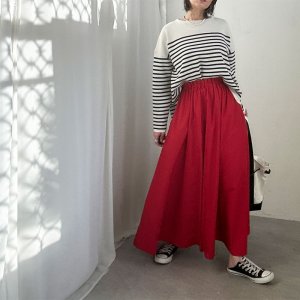 画像7: ●新色追加!!●広がらないフレアスカート●激推し●LAMER着回しアイテム【LIVEご紹介アイテム】●タックフレアスカート