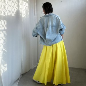 画像25: ●新色追加!!●広がらないフレアスカート●激推し●LAMER着回しアイテム【LIVEご紹介アイテム】●タックフレアスカート