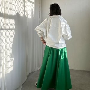 画像30: ●新色追加!!●広がらないフレアスカート●激推し●LAMER着回しアイテム【LIVEご紹介アイテム】●タックフレアスカート