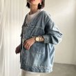 画像6: ●最終追加【1/28 LIVEご紹介アイテム】●ノーカラーデニムジャケット (6)