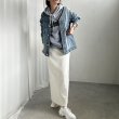 画像13: ●最終追加【1/28 LIVEご紹介アイテム】●ノーカラーデニムジャケット (13)