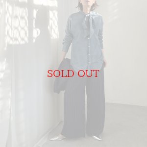 画像9: ●ボータイ×デニムが一癖●【LIVEご紹介アイテム】●ボータイデニムシャツ