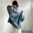 画像12: ●最終追加【1/28 LIVEご紹介アイテム】●ノーカラーデニムジャケット (12)